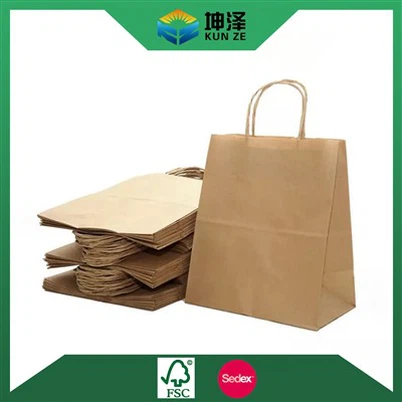 Pappersmatpåsar Med Handtag