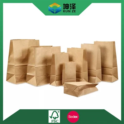 Printed Paper Food Bags Printed Paper Food Bags